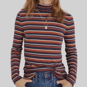 Madewell Striped Turtleneck
